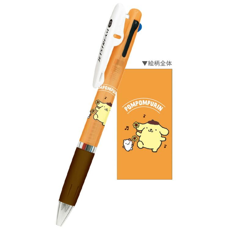 Amazon.co.jp: サンリオ ジェットストリーム3色ボールペン ポムポム